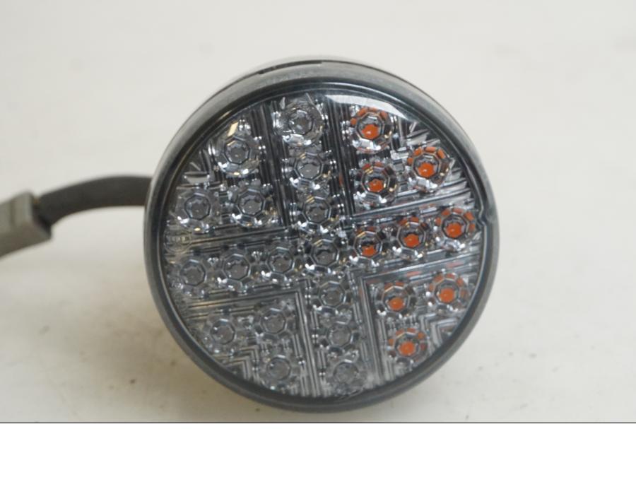 Baksidan på Blinkers LED från en Indian Chieftain Dark Horse -2019 motorcykel.