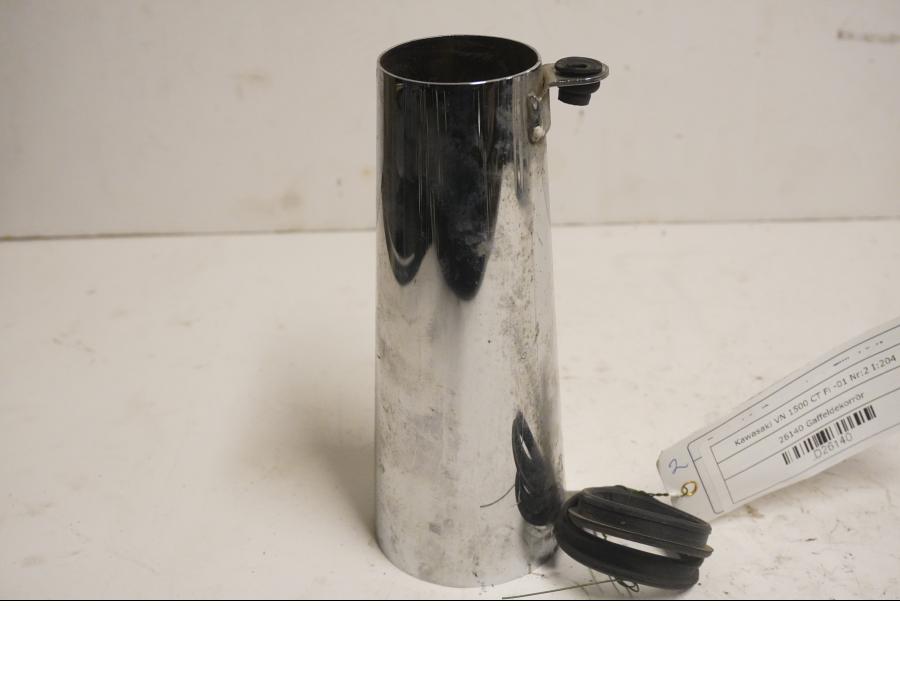 Framsidan på Gaffeldekorrör från en Kawasaki VN 1500 Classic Tourer -2001 motorcykel.