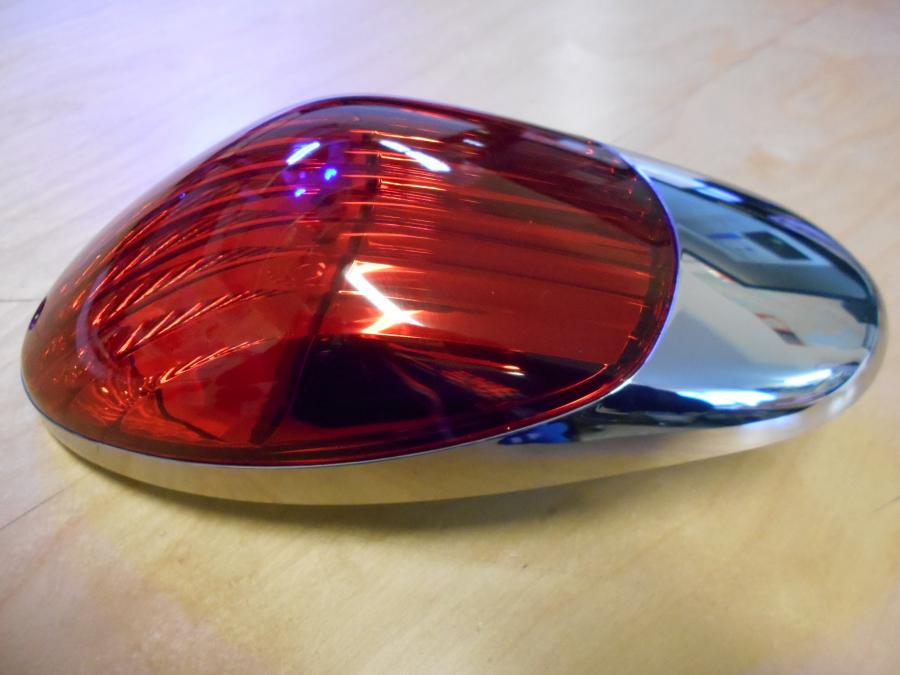 Baksidan på Baklampa från en Kawasaki VN 1500 Mean Streak -2007 motorcykel.