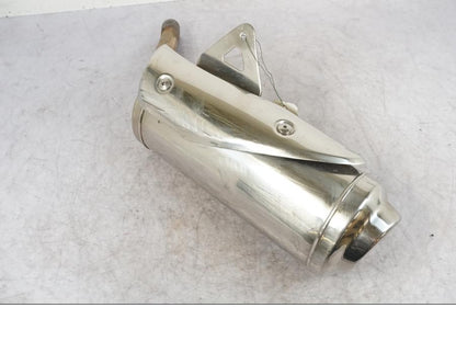 Höger sida på Ljuddämpare från en Triumph Street Triple -2009 motorcykel.