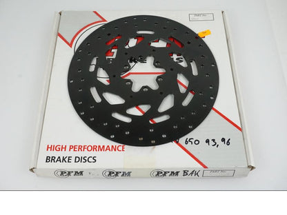 Baksidan på Bromsskiva från en Honda NTV 650 -1996 motorcykel.