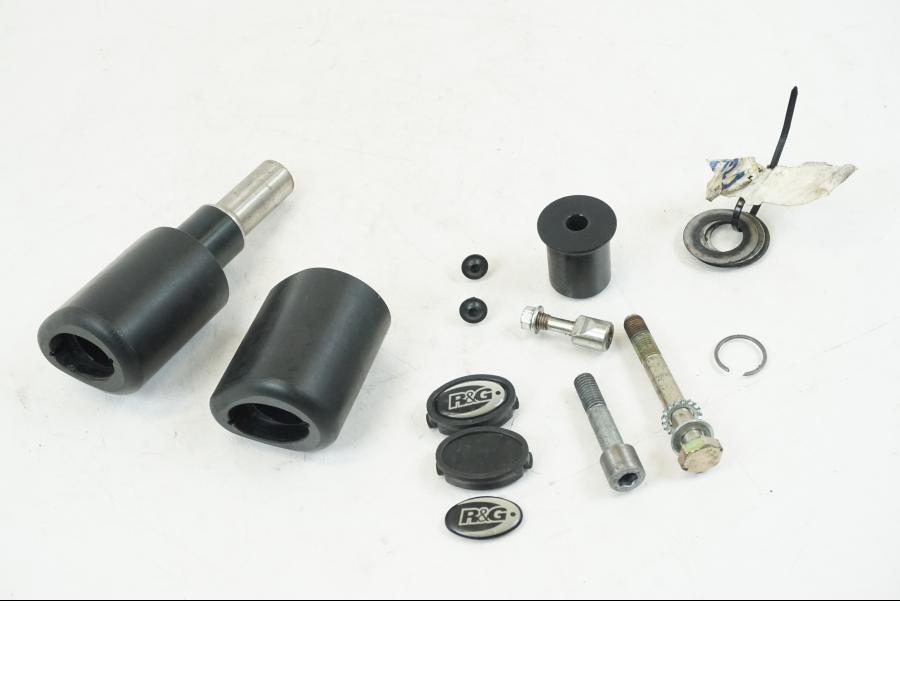 Framsidan på Kraschpuckar från en Ducati Hyperstrada -2013 motorcykel.