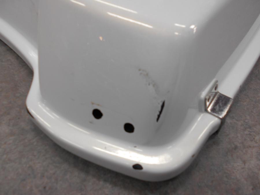 Snett uppifrån på Topboxlock från en H-D Street Glide FLHX -2004 motorcykel.