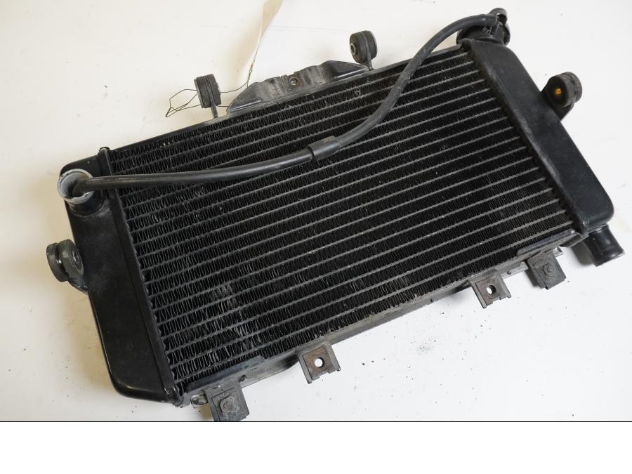 Vänster sida på Vattenkyl från en Yamaha TDM 850 -1996 motorcykel.