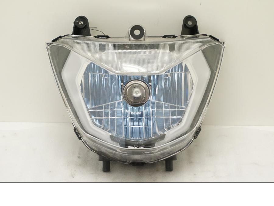 Framsidan på Strålkastare från en Ducati Hypermotard -2020 motorcykel.