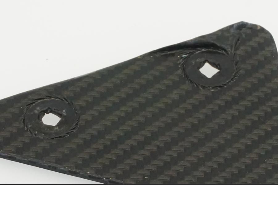 Vänster sida på Ramplast från en Yamaha WR 125 -2010 motorcykel.