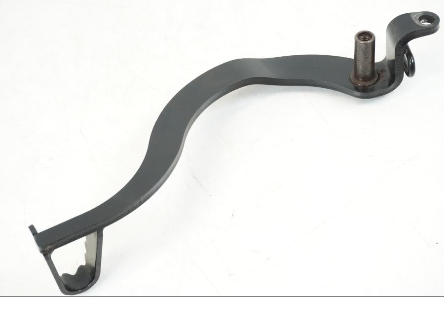 Snett uppifrån på Bromspedal från en Yamaha WR 125 -2011 motorcykel.