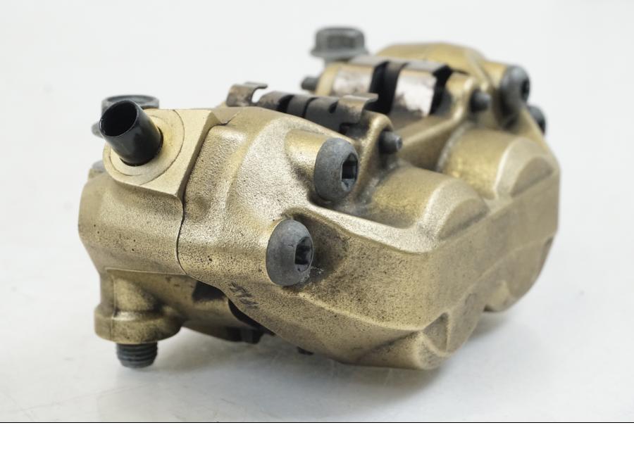 Vänster sida på Bromsok från en Aprilia Tuono V4R -2011 motorcykel.