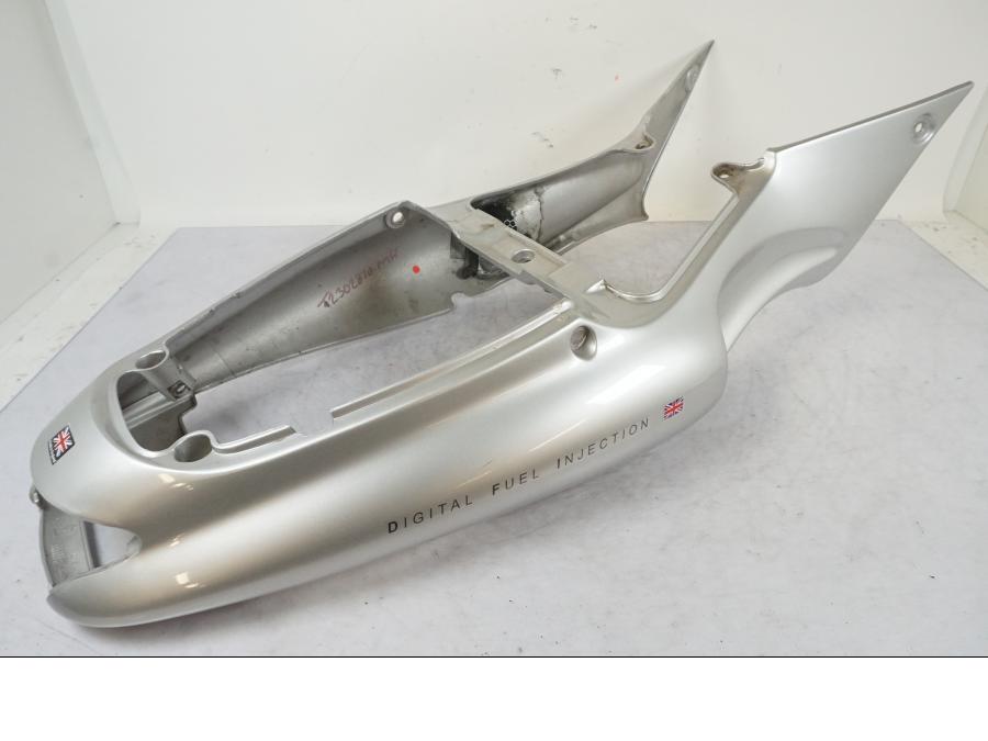 Snett nerifrån på Bakvinge från en Triumph Daytona 955I -2000 motorcykel.