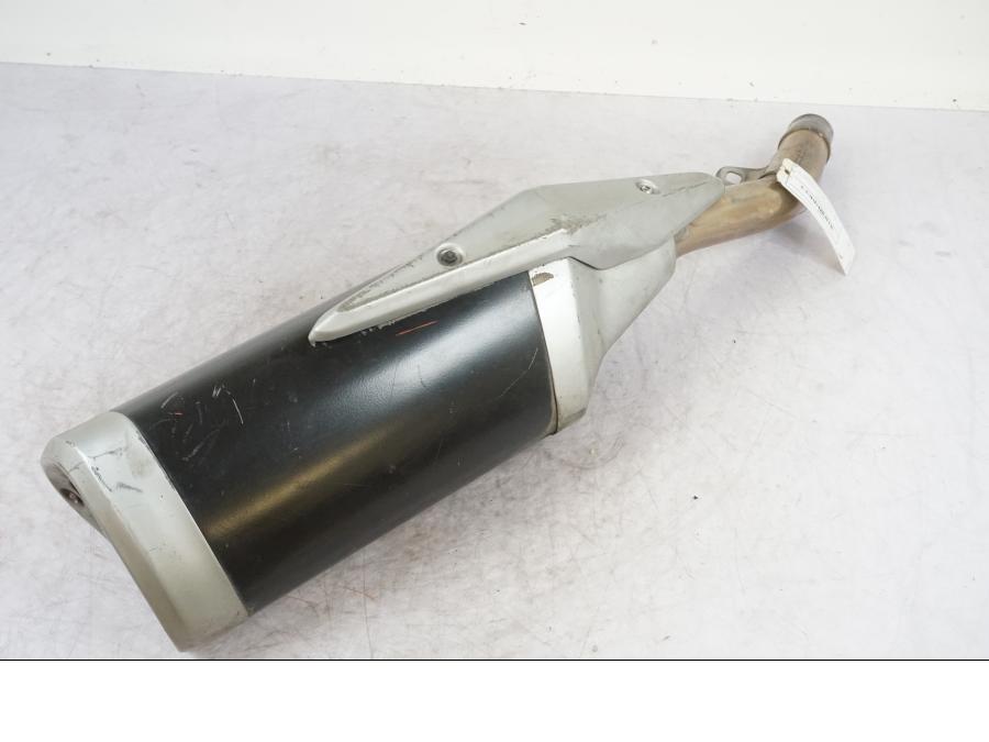 Höger sida på Ljuddämpare från en Kawasaki Z 750 -2008 motorcykel.