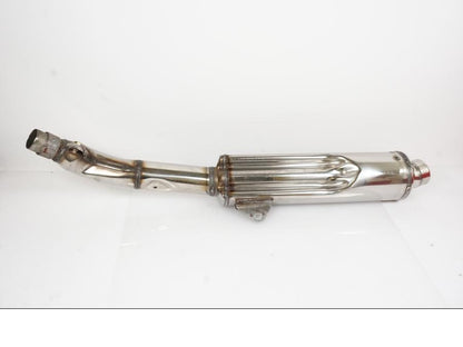 Baksidan på Ljuddämpare från en Suzuki GSX-R 1100 -1992 motorcykel.