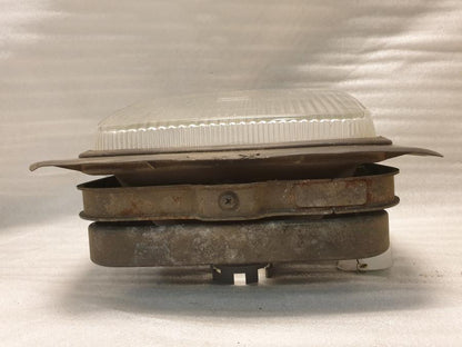 Snett uppifrån på Strålkastare från en Suzuki GSX 400 -1983 motorcykel.