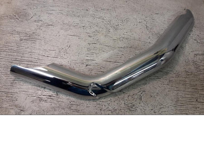 Framsidan på Värmeskydd från en H-D Street Glide FLHX -2010 motorcykel.