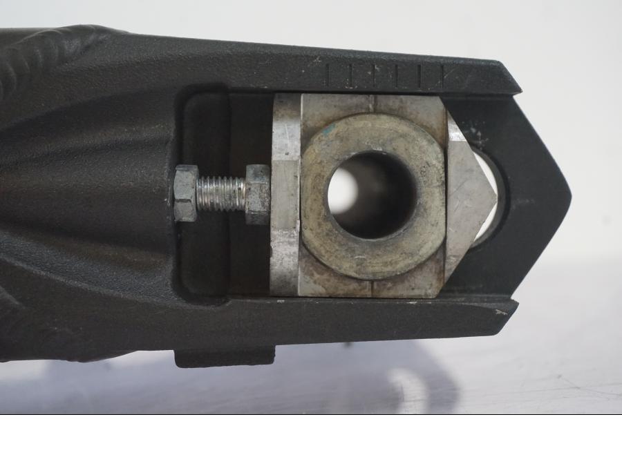 Snett uppifrån på Sving från en Kawasaki ZZ-R 1400 -2009 motorcykel.