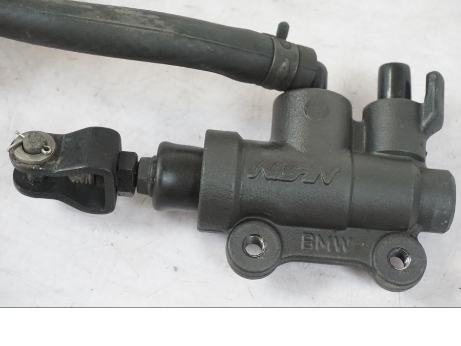 Snett uppifrån på Bromshuvudcylinder från en BMW R 1250 GS -2019 motorcykel.