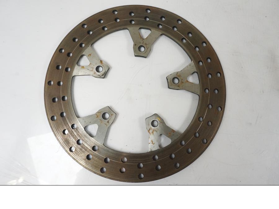 Vänster sida på Bromsskiva från en KTM 1290 Super Duke R -2015 motorcykel.