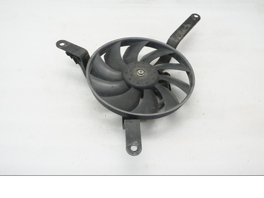 Baksidan på Vattenkylfläkt från en Triumph Daytona 675 -2008 motorcykel.