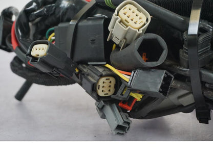 Snett nerifrån på Kabelstam från en H-D Sportster 883 XL -2007 motorcykel.