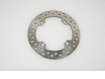 Framsidan på Bromsskiva från en Honda CR 125 -1997 motorcykel.
