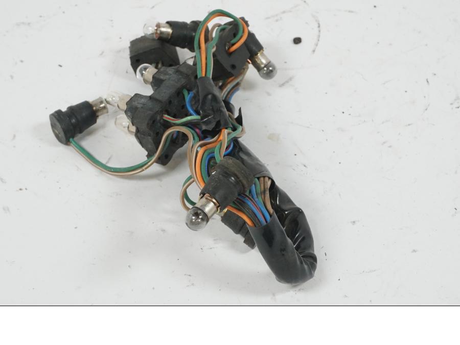 Baksidan på Kontrollamppanel från en Honda CB 650 -1982 motorcykel.