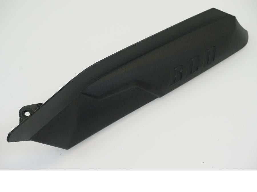 Snett uppifrån på Sidopanel från en Triumph Tiger 800 -2016 motorcykel.