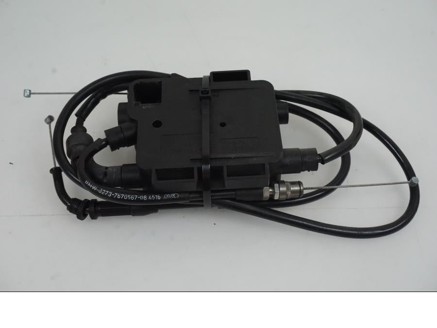 Baksidan på Vajerfördelare från en BMW R Ninet -2017 motorcykel.