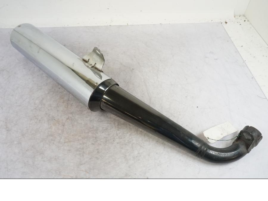 Baksidan på Ljuddämpare från en Kawasaki GPZ 1100 -1995 motorcykel.