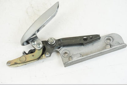 Snett uppifrån på Sidoväskhållare från en Honda ST 1300 -2002 motorcykel.