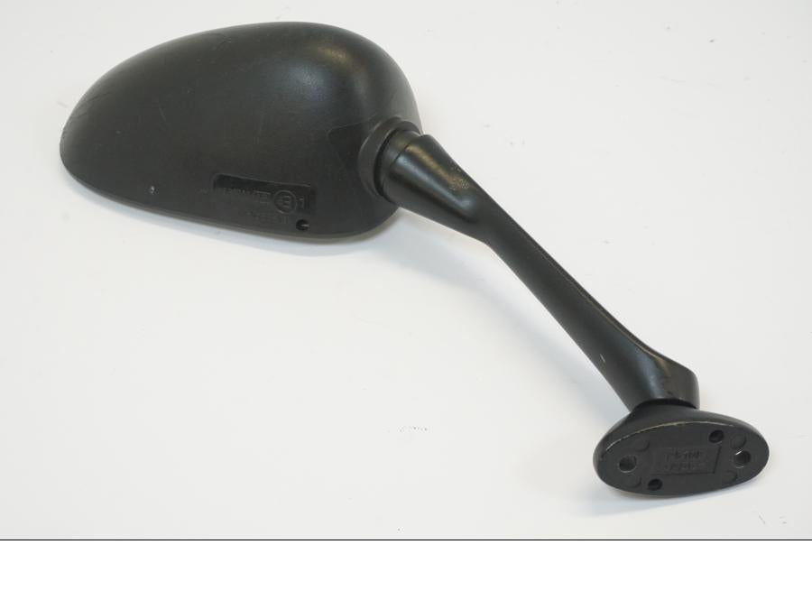 Snett uppifrån på Backspegel från en Honda CBF 1000 -2007 motorcykel.