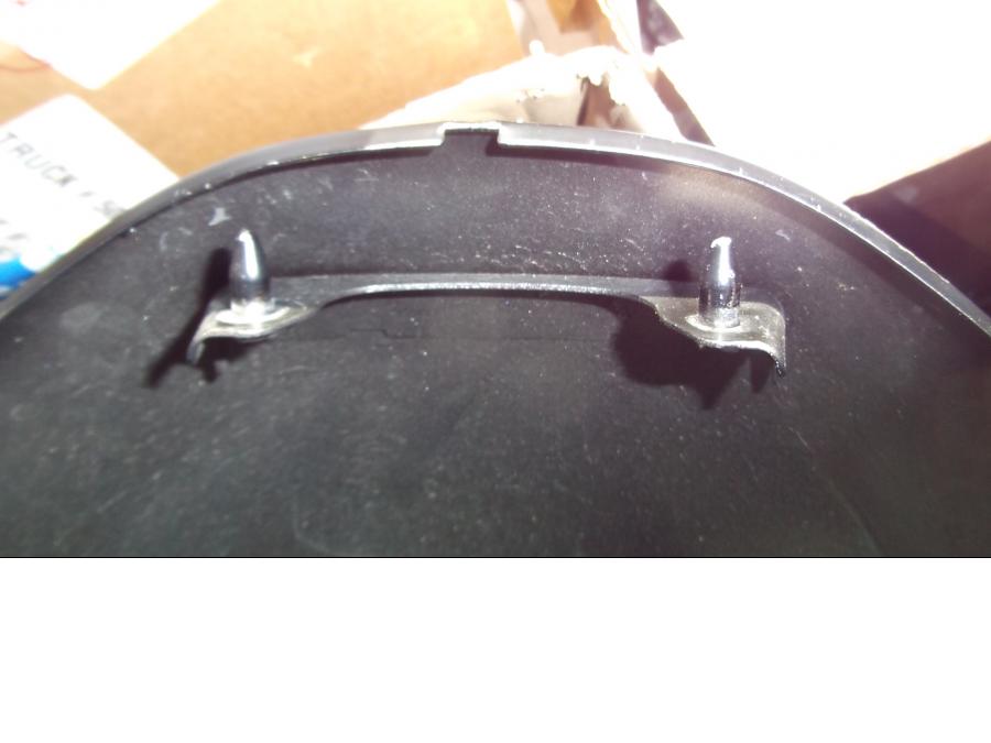 Snett uppifrån på Bensintankskåpa från en H-D V-ROD Night Rod Special VRSCDX -2010 motorcykel.