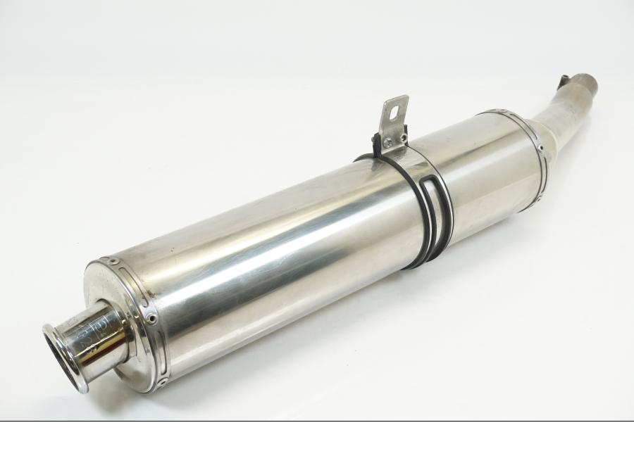 Framsidan på Ljuddämpare från en Yamaha TDM 900 -2004 motorcykel.