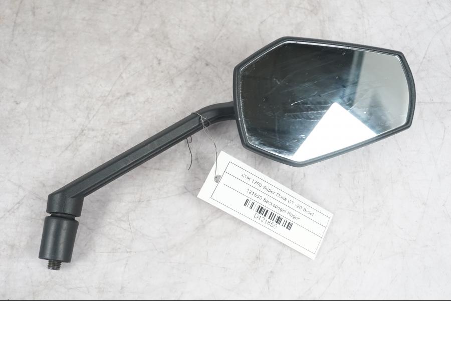 Vänster sida på Backspegel från en KTM 1290 Super Duke GT -2020 motorcykel.
