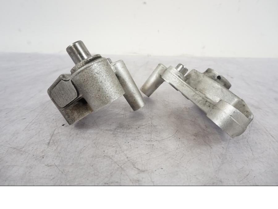 Snett uppifrån på Fäste från en Honda VTR 1000 F -1997 motorcykel.