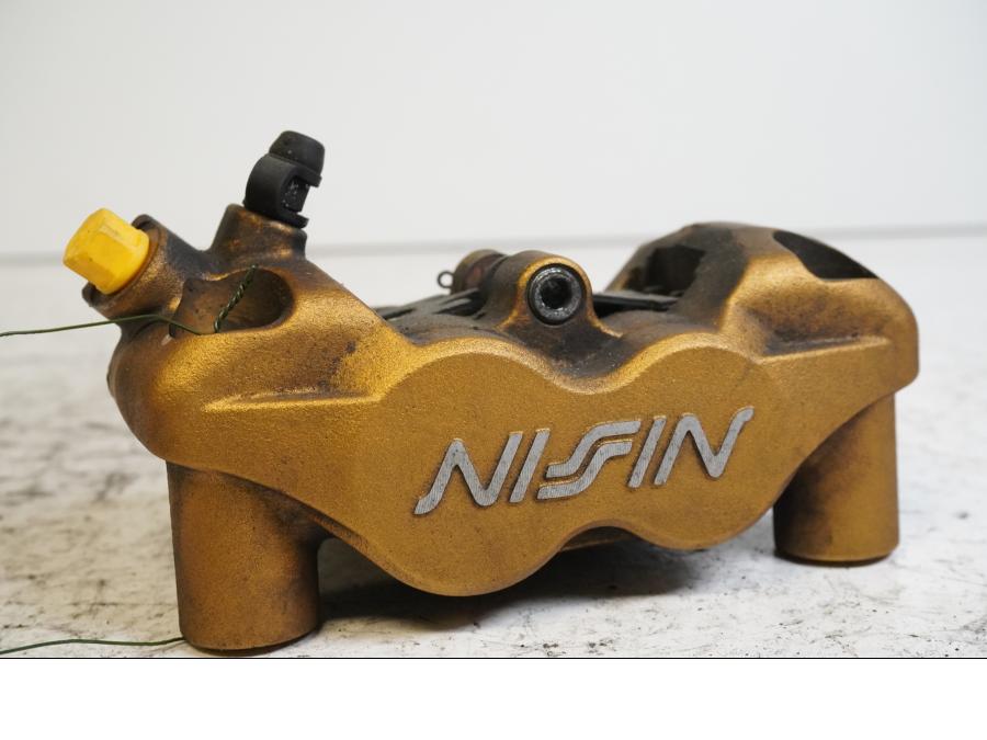 Framsidan på Bromsok från en Triumph Street Triple R -2011 motorcykel.