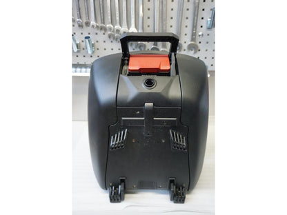 Snett uppifrån på Topbox från en BMW S 1000 XR -2019 motorcykel.