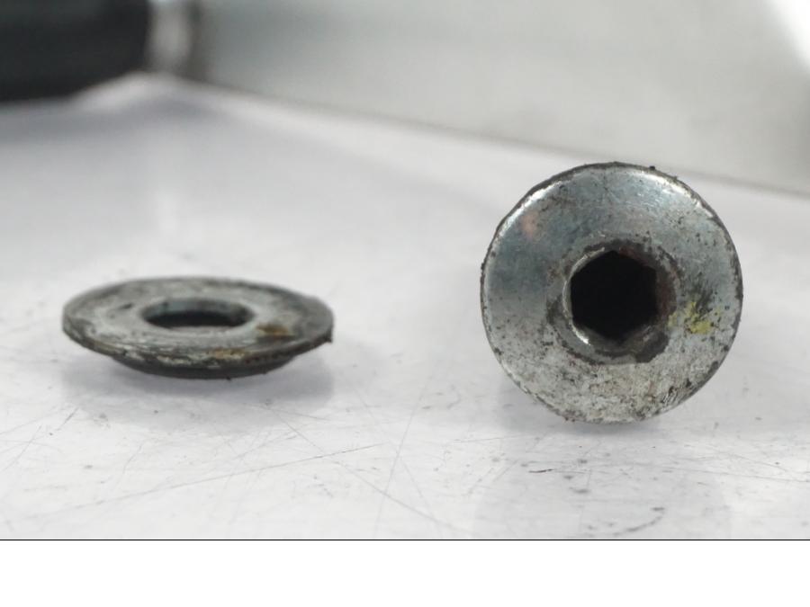 Baksidan på Växelpedal från en MV Agusta Dragster -2014 motorcykel.