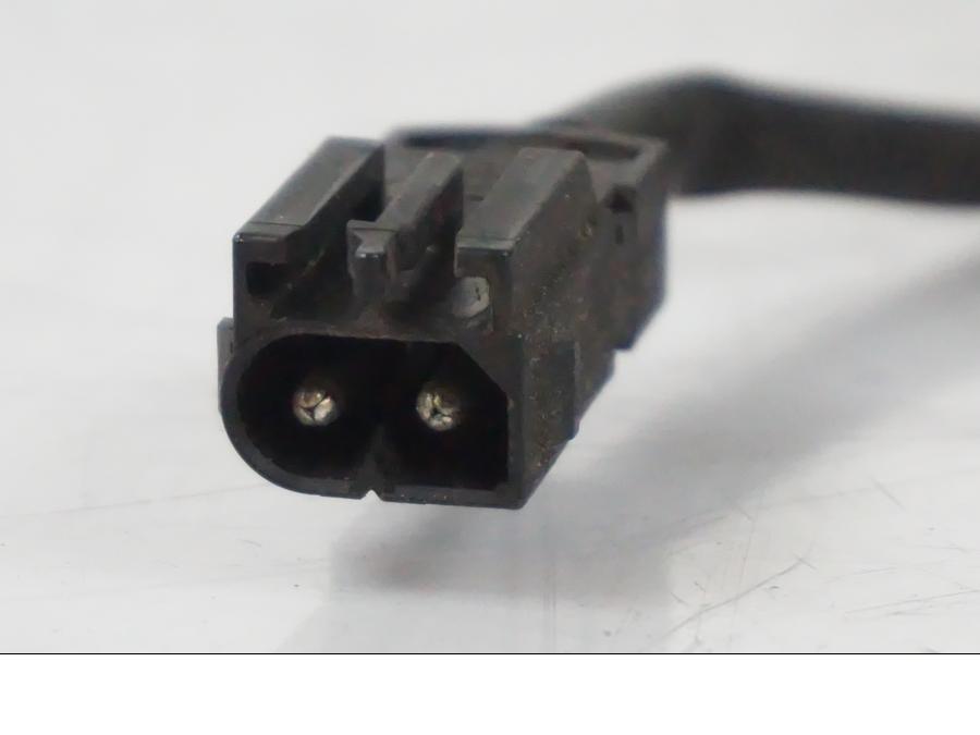 Snett uppifrån på Vattenkylfläkt från en BMW F 650 CS -2002 motorcykel.