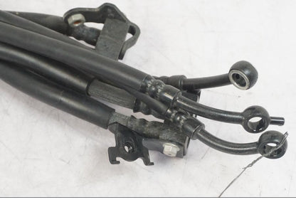 Baksidan på Bromsledning från en Yamaha MT-09 -2016 motorcykel.