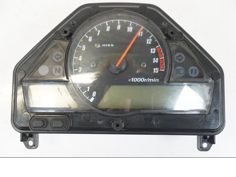 Framsidan på Instrumentpanel från en Honda CB 600 F -2008 motorcykel.