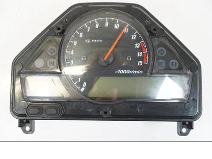 Framsidan på Instrumentpanel från en Honda CB 600 F -2008 motorcykel.