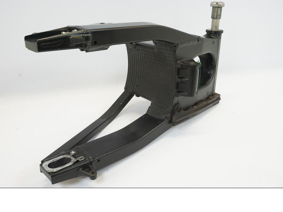 Snett uppifrån på Sving från en Suzuki GSX 1300 R -2008 motorcykel.