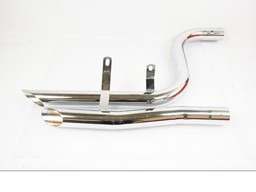 Framsidan på Ljuddämpare Sport från en Honda VT 1100 C -1985 motorcykel.