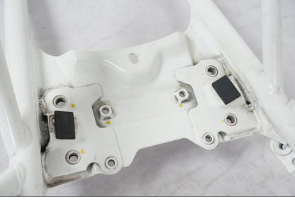 Snett uppifrån på Bakram från en KTM 390 Duke -2018 motorcykel.