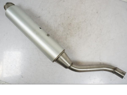 Framsidan på Ljuddämpare från en Laverda 668 ghost -1998 motorcykel.