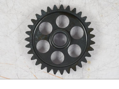 Snett uppifrån på Startkopplingsdrev från en BMW R 1200 GS -2018 motorcykel.