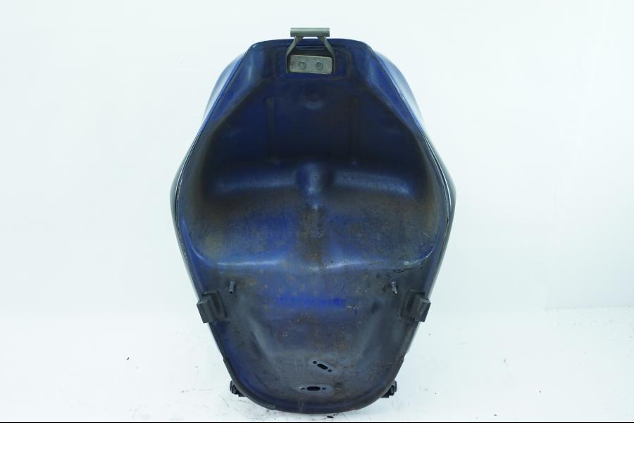 Snett uppifrån på Bensintank från en Yamaha YZF 1000 R -1997 motorcykel.