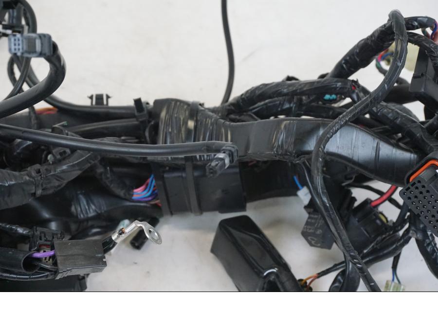 Vänster sida på Kabelstam från en Triumph Speed Triple -2021 motorcykel.