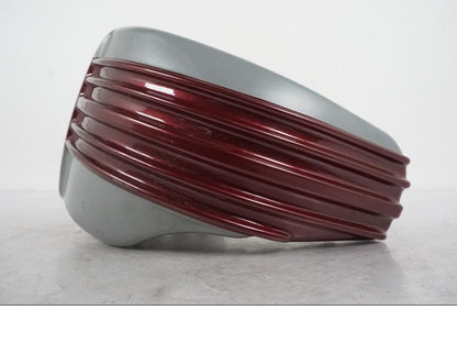 Snett uppifrån på Oljetank från en H-D Softail FXCW Rocker -2008 motorcykel.