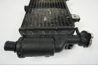 Vänster sida på Vattenkyl från en BMW F 650 CS -2002 motorcykel.