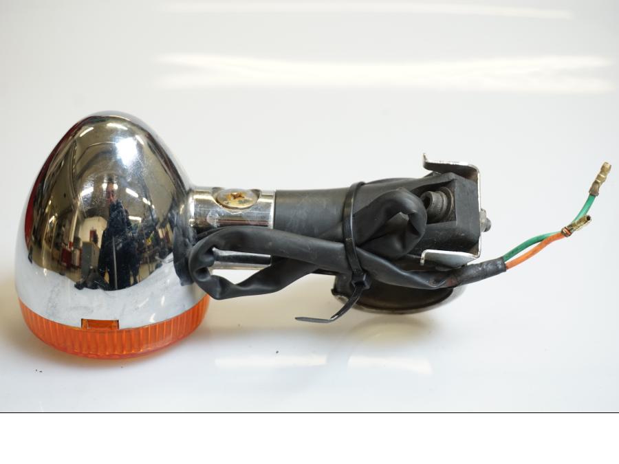 Snett uppifrån på Blinkers från en Honda VT 600 C -1995 motorcykel.